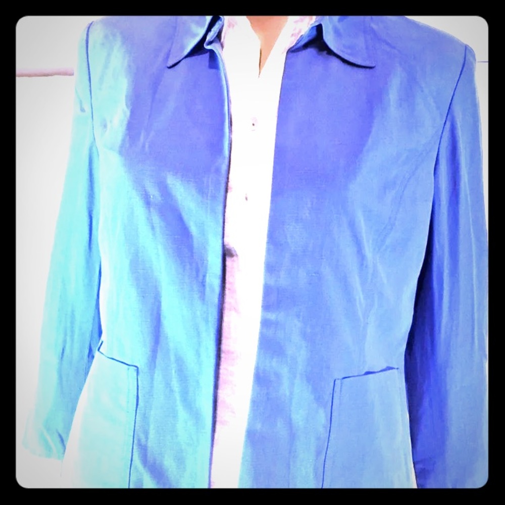 Coldwater Creek Summer Lined Open Front Jacket